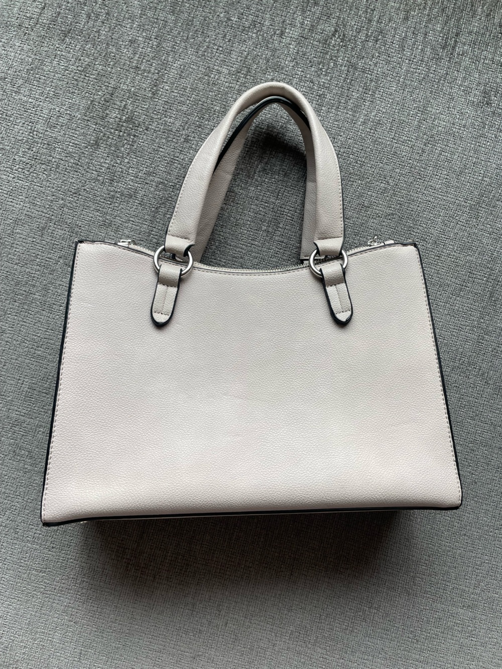Charming Charlie Pebbled Tote in Lavender Gray